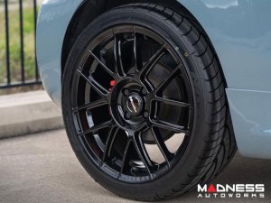 FIAT 500 Custom Wheels - 9esse - Fondmetal - Matte Black - 17" 